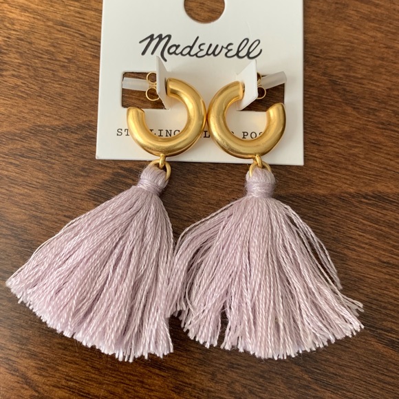 NWT Madewell Tassel Earrings - Picture 3 of 6